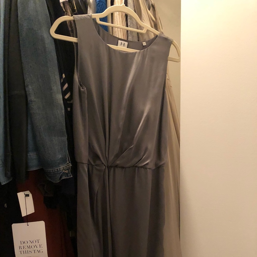 Haute Hippie Silk Grey Dress